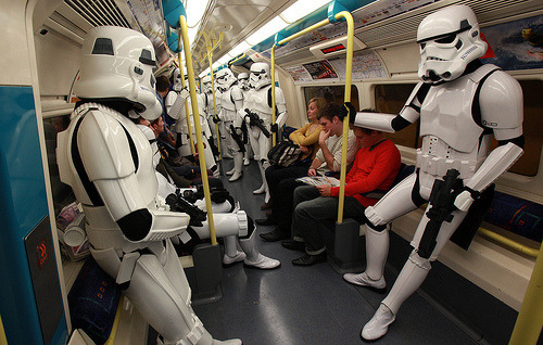 XXX  the stormtroopers have invaded the subway photo