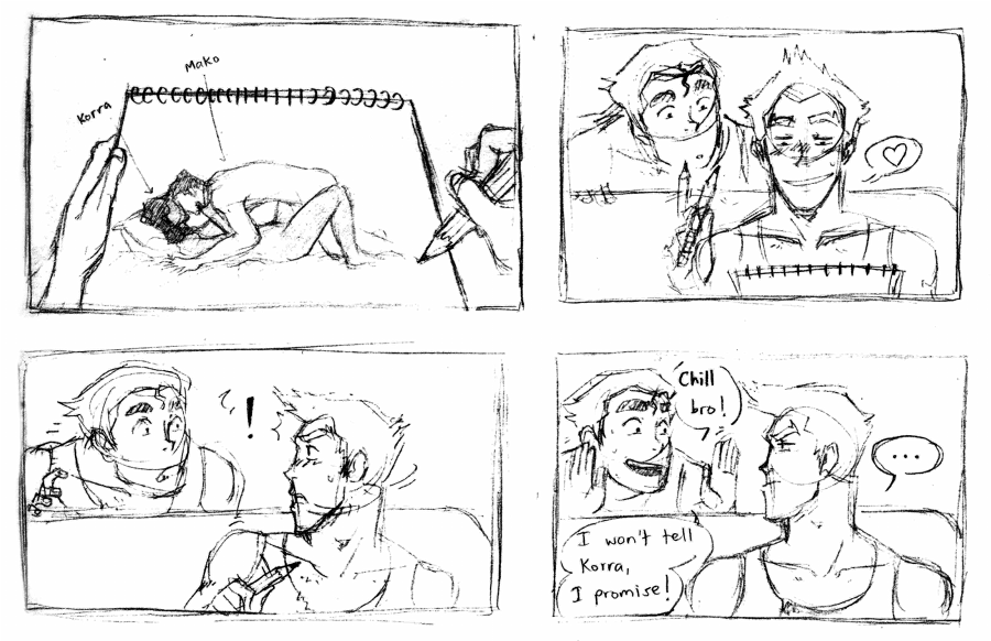 fuckyeahtlokfanarts:  steamix:  you don’t sneak up on someone busy drawing, Bo