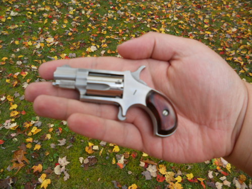 My little peashooter,This is my NAA .22 Mini revolver, there are many like it, but this one is mine.