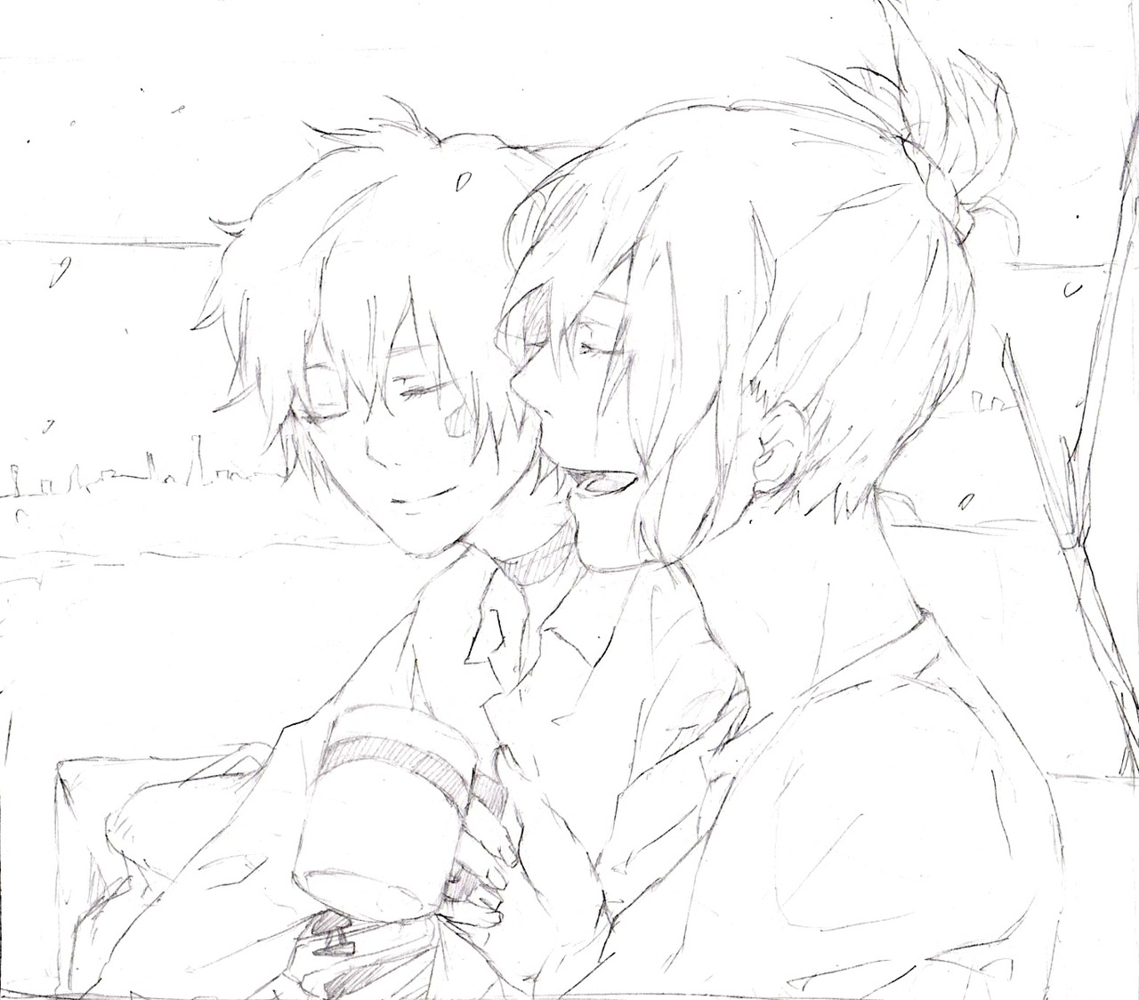 drenched-rat:  By: モチ 