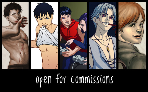 I&rsquo;m open for commissions! Concept art, illustrations, or fanart of your favorite character
