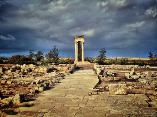 archaicwonder:The forgotten temple of Apollo HylatesHylates was a god worshiped on the island of Cyp