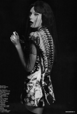 inspirationgallery:  Tiiu Kuik by Yelena Yemchuk. Dazed &amp; Confused, March 2009  