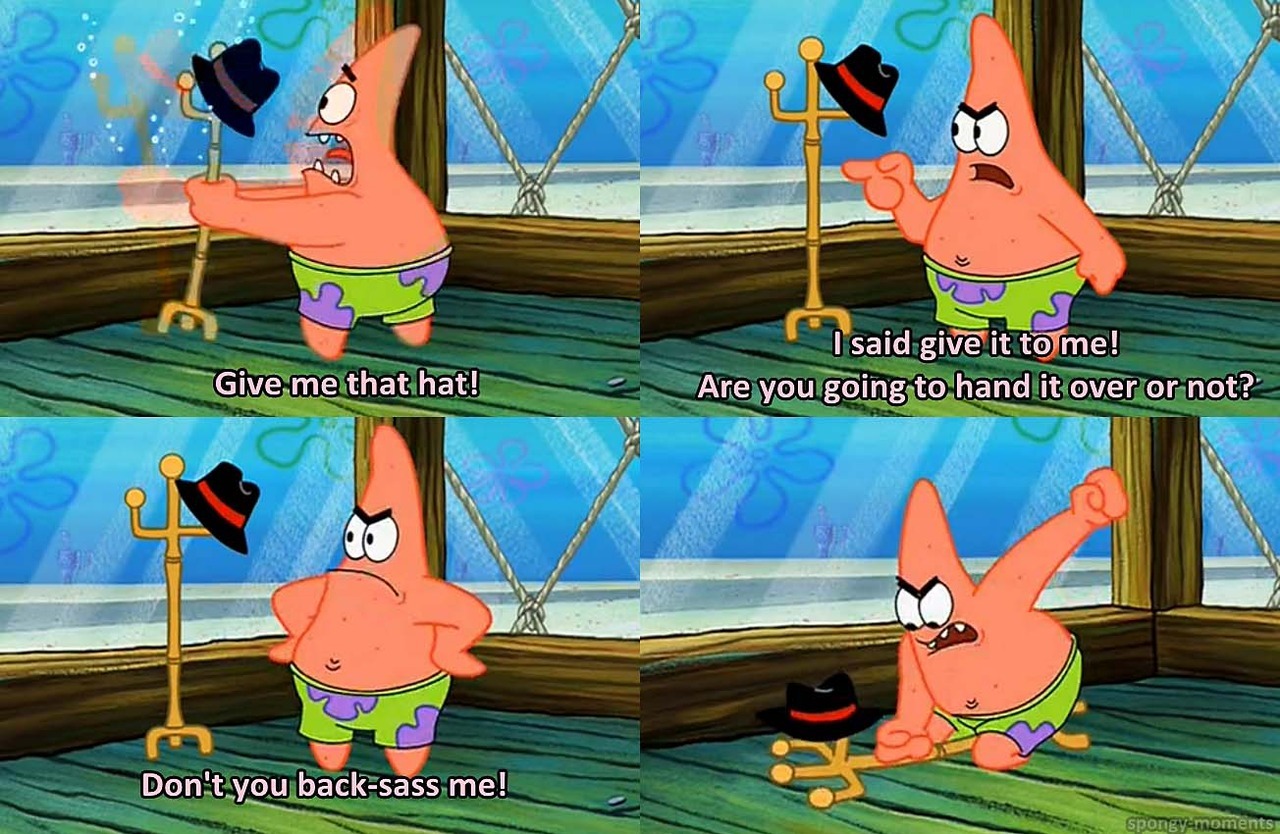 patrick stupid moments