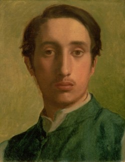 erretratu:  Edgar Degas - “Self-Portrait”