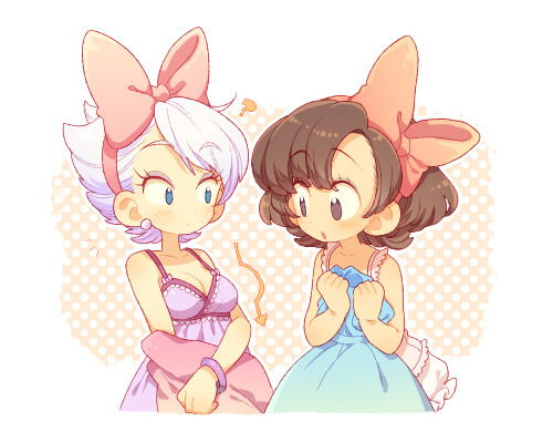 helltothenaw:  mynameiszatch:  typette:  kagerouh: 【擬人化】ミニデジ【微百合】  hehehehe aaaww oh my god this is so adorable, their haair :3c  oh man the cute  THIS MINNIE SPEAKS TO ME SO