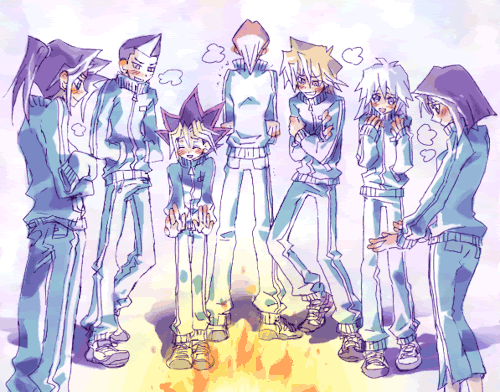 kuriboss: lol look at Kaiba! xD why are they in track suits