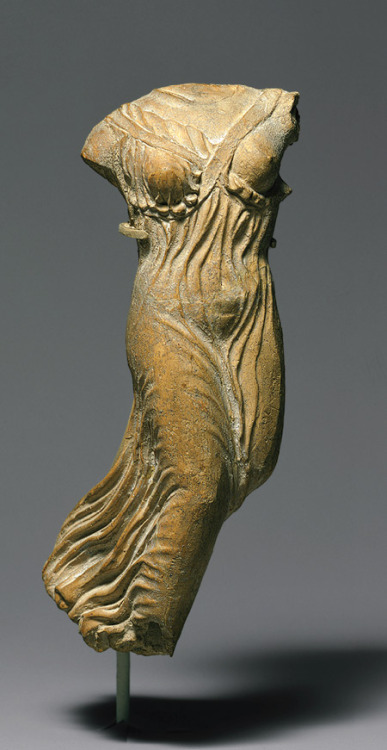 fourteenth: Statuette of Nike (personification of victory), late 5th century b.c.; ClassicalGreekTer