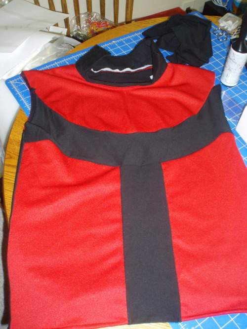 caffeinatedcrafting:Ruby v2.0 is off, completely remaking the costume for Youma because it got lost 