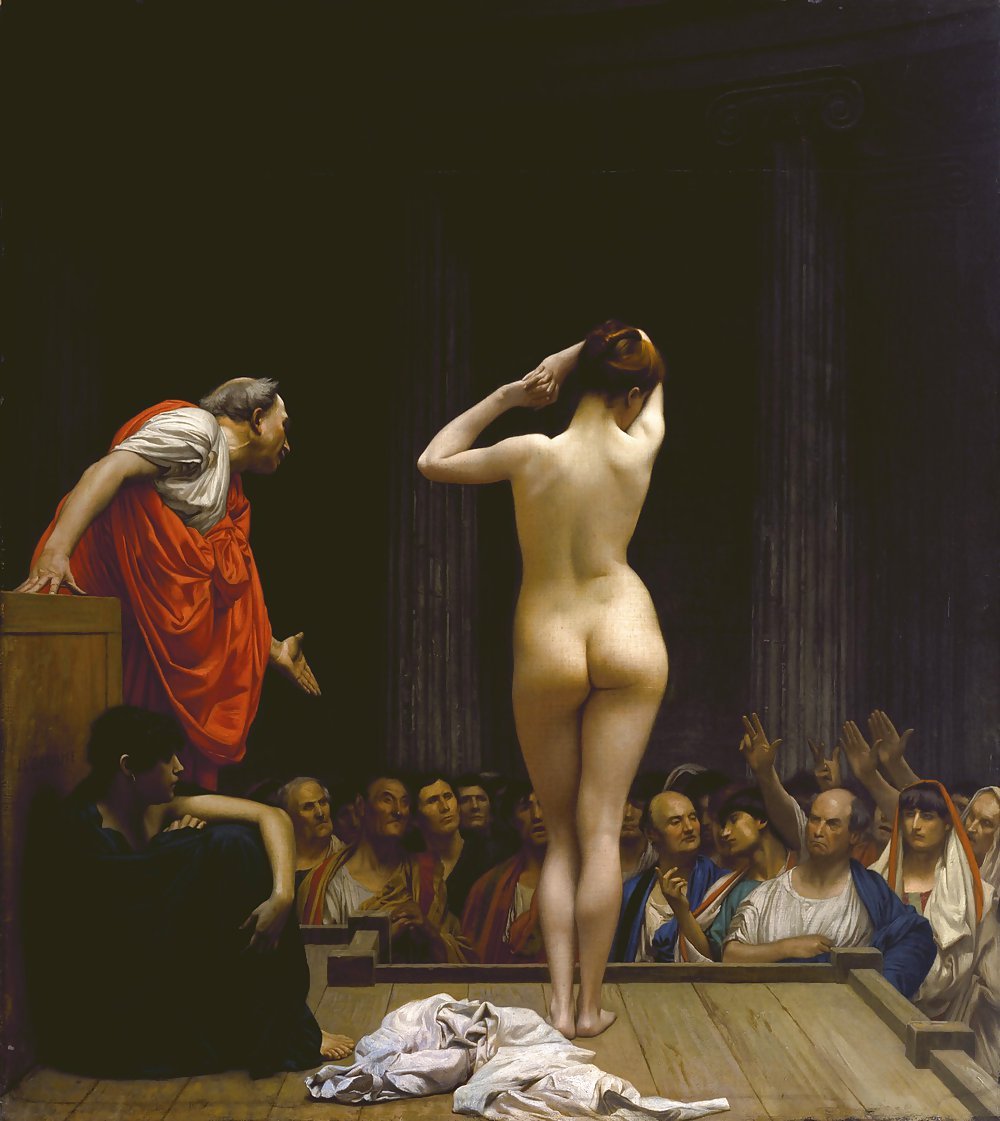 subnancy:  She stands naked and helpless in front of those who may inspect, evaluate,