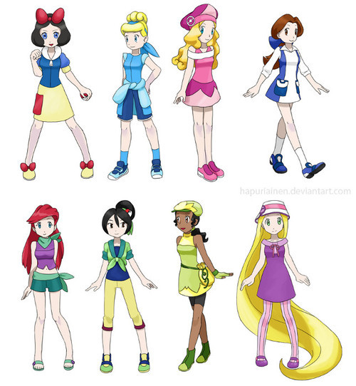 Pokemon Disney Princesses