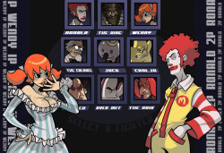 dorkly:  Fast Food Mascot Fighting Videogame