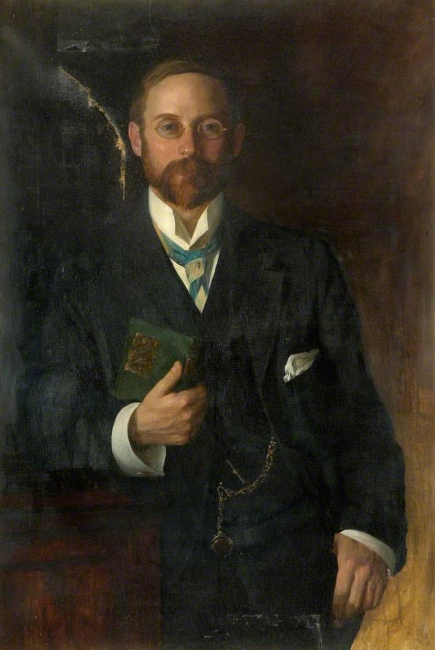 lecorpsdeshommes:  Unknown artist, Portrait of a Man in Glasses with a Beard