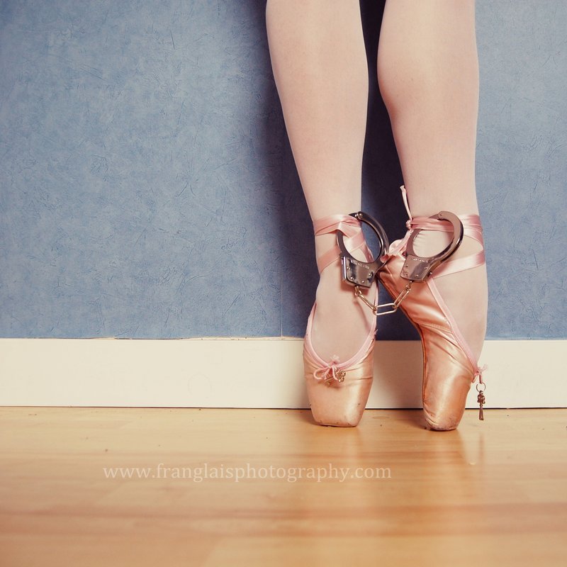 Pink ballet shoes