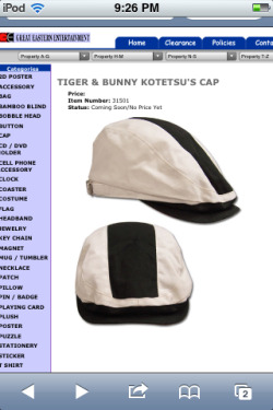 queen-kuro-bara:  ASDFGHJKL!!!!!!!! I DONT CARE IF I HAVE TO SELL MY SOUL! REBLOG SO THE COMMUNITY KNOWS!!!! KOTETSU FANS MUST HAVE THIS HAT!!!!