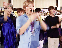 myungbby:  infinite &amp; tasty cheering for woohyun Ｏ(≧▽≦)Ｏ 