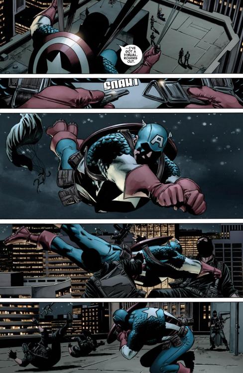 panels-of-interest: Captain America learns that the Winter Soldier is Bucky. [from Captain America (