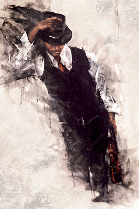samflow:  Leading contemporary artist Remi LaBarre describes his evocative oils as ‘painted songs’. Influenced by John Singer Sargent, his work reflects the lighting of hushed environments and presents poetic narratives of life after dark