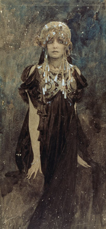 batwingdreams:Sarah Bernhardt by Alphonse Mucha