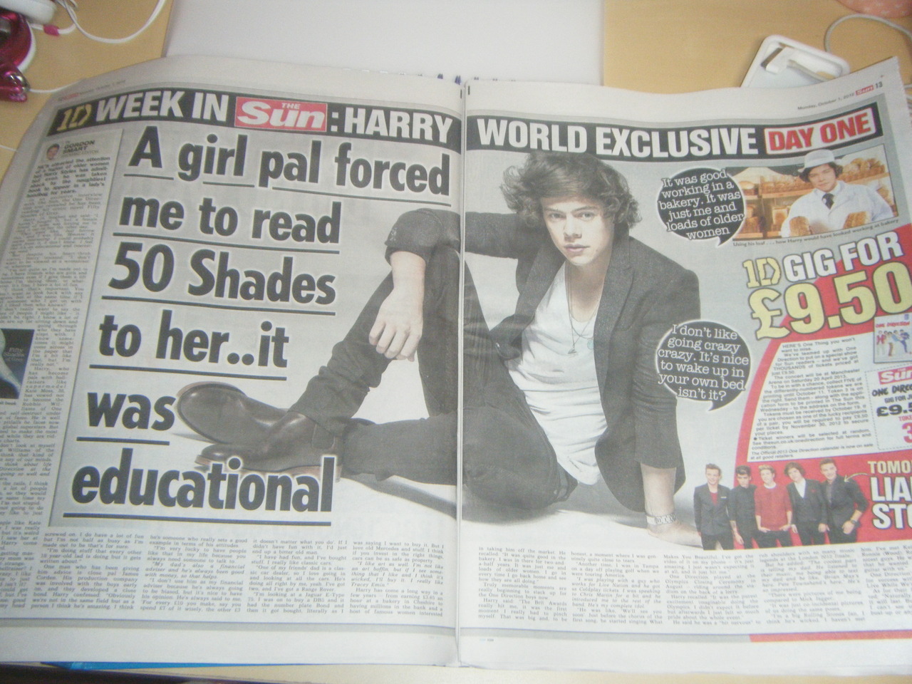 deathbyboyfriends:  Harry’s interview in The Sun 01.10.2012 (Part 1) Let me just