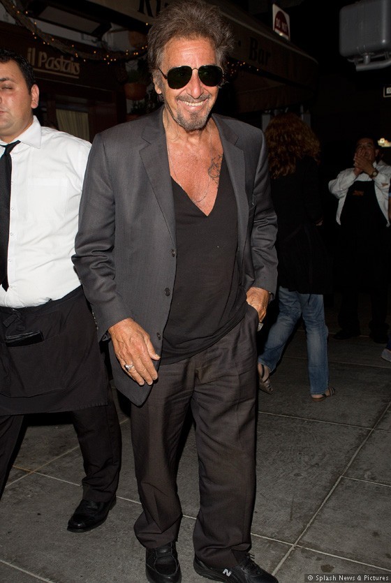 Does al pacino have tattoos