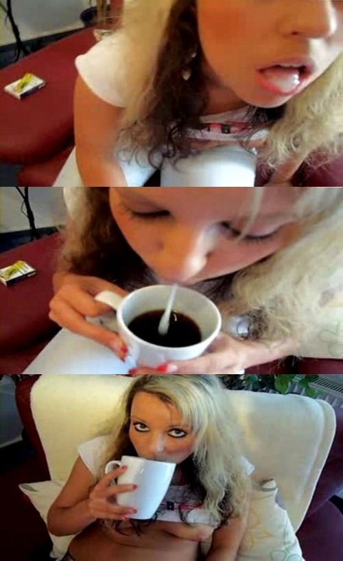 Cream for her coffee