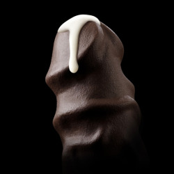 thelionesspurrs:  8-inch chocolate penis that oozes fondant cream… Fresh mint fondant, Valencia orange fondant, Williams Pear liqueur fondant, Mozart chocolate liqueur fondant, Cointreau liqueur fondant and Irish coffee liqueur fondant. United Indecent