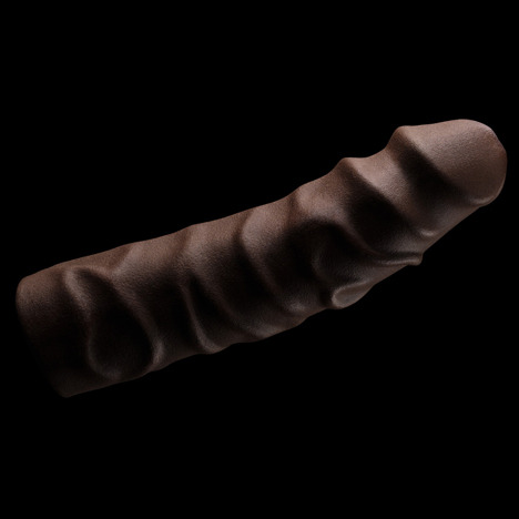  8-inch chocolate penis that oozes fondant cream… Fresh mint fondant, Valencia