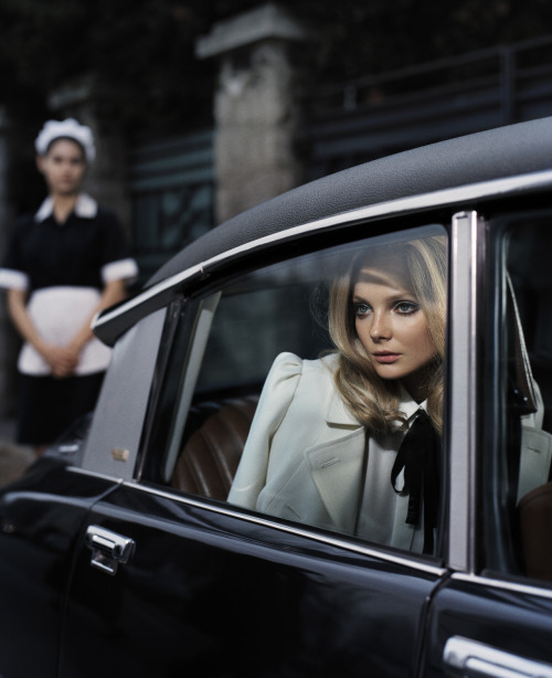 vogueandcoffee:  collections-from-vogue:  Eniko Mihalik in “Belle de Jour” Photographed By Vincent Peters & Styled By Barbara Baumel For Vogue Spain, September 2012   