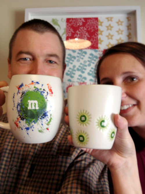 Mugshot Monday - “Green M&M Splatter” coffee mug with Birchwood Blend by Peace Coffee
Joining me for today’s shot is my Ciceron coworker Julie. She picked me up a sweet M&M coffee mug while she was in Vegas recently. Previously, I borrowed the M&M...