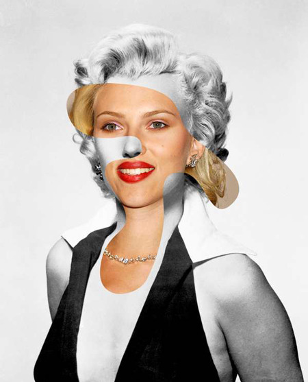 lulz-time:  inthemess:  George Chamoun’s celebrity photo collages combine current