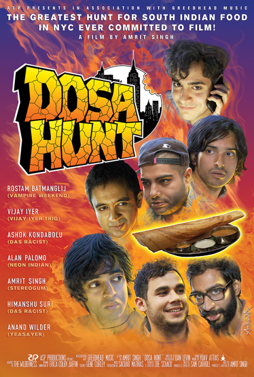 FIRST LOOK: DOSA HUNT
In a new short film, Stereogum editor Amrit Singh invites six musicians on a hunt to find dinner. It debuts at Nitehawk Cinemas in Brooklyn this week; buy tickets for the premiere run here and click through to read our story.