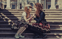 plumeti-and-sex:  lovellochka:  me and my bf Spelendora photo by Emerald  lolitas couple, so cute