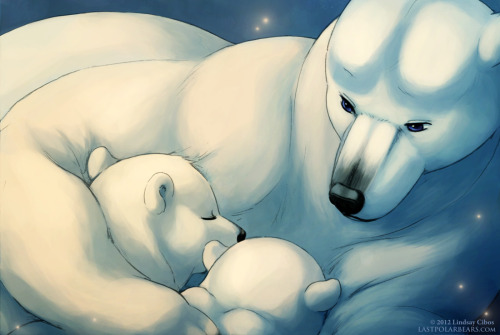 lcibos:Illuminated Panels are panels from my comic The Last of the Polar Bears that I’ve enhanced to