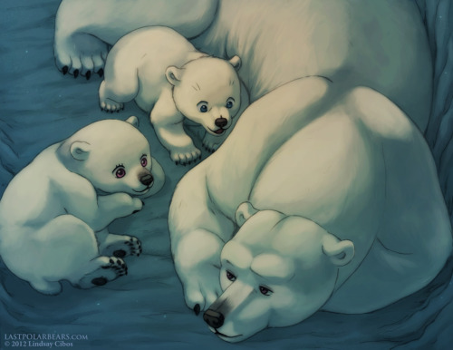 lcibos:Illuminated Panels are panels from my comic The Last of the Polar Bears that I’ve enhanced to