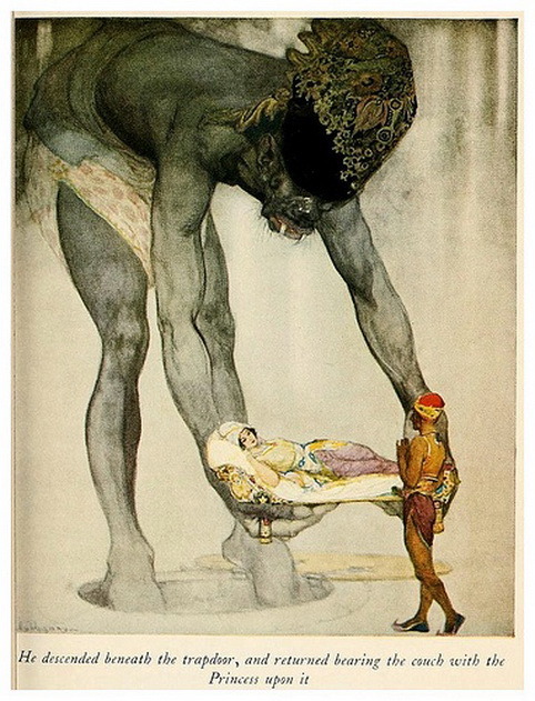 oldroze:   Willy Pogany, Tales of the Persian genii 1917 