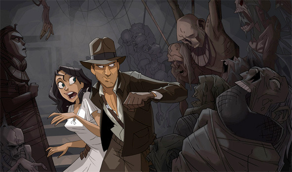 siteomelete:  O artista Patrick Schoenmaker imaginou como seria uma séria animada