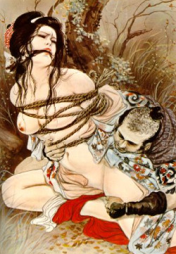 Japanese shibari rope http://www.tumblr.com/blog/outrageousredhead