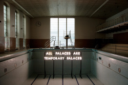 1000scientists:  All Palaces are Temporary by Robert Montgomery via Hyde or Die 