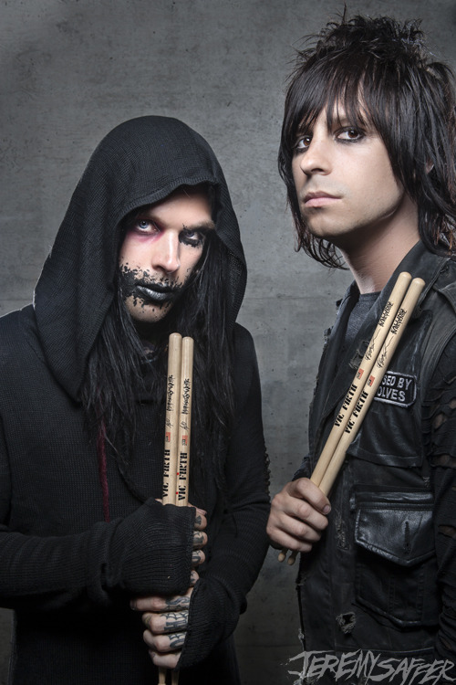 Jeremy Saffer — Angelo Parente (motionless in white) and Ryan...