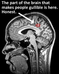 Supra-credulus…
“This study adds to the growing evidence that belief and disbelief are not governed by balanced cognitive processes. Belief is first, easy, inexorable with comprehension of any cognition, and substantiated by representations in the...