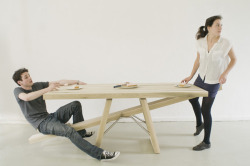 thekhooll:  See-Saw Style Table By Marleen