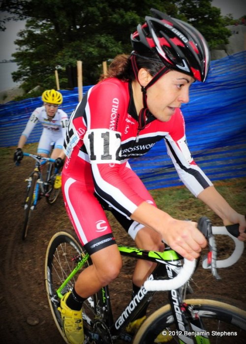 castellicycling: Crystal Anthony and Mo Bruno Roy hammering.