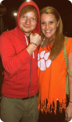 angelicajoy:  Ed Sheeran supports Team Meg