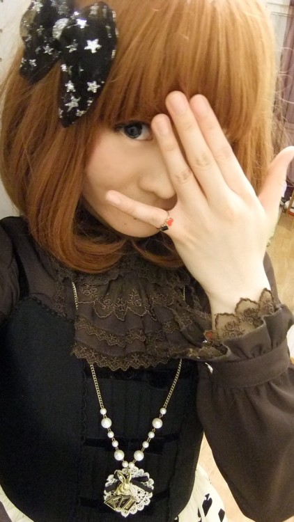 Dressed way too casually, then ate too much at dinner (ﾉ_＠｡)&hellip;JSK: ETCBLOUSE: DEAR CELINEJACKE