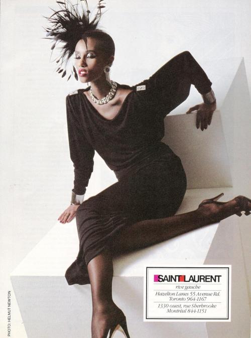 XXX candypriceless:  Iman for Yves Saint Laurent, photo