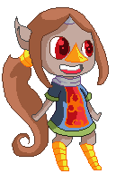 owl-music:  I made this medli sprite today in MS paint…. I tried to make it wind waker style… I failed