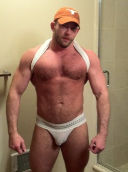 nbtxchaser:  guysthatgetmehard:  shay’s jock @shay_michaels   Hot Texan