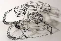 cosascool:  Wire art by Martin Senn