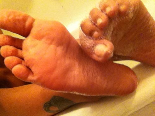 Soapy soles w/Skin Diamond